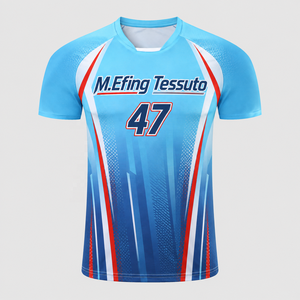 เสื้อเจอร์ซีย์กีฬาแขนแร็กแลนคอกลมสำหรับผู้ชาย TESSUTO แบบสั่งทำพิเศษ พิมพ์ลายแบบซับลิเมชั่น แห้งเร็ว เหมาะสำหรับฝึกซ้อมฟุตบอลและสวมใส่เป็นทีม - Product Image 1