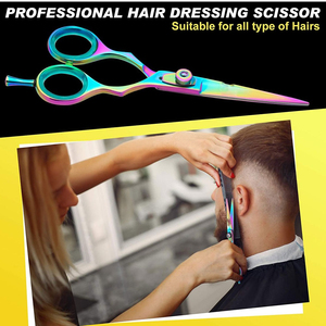 กรรไกรตัดผมมืออาชีพ สแตนเลสสตีล สำหรับใช้ในร้านเสริมสวย - Product Image 6