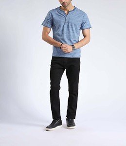 Pakistan Made OEM Customizable Men T-<b>Shirts</b> Trendy Button Neck T-<b>Shirt</b> Soft Cotton Relaxed Fit Modern Streetwear Style - Product Image 6