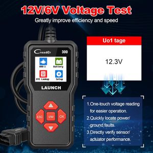 LAUNCH X431 Creader 300 CR300 Car OBD2 Scanner DIY Automotive Professional Code Reader Scanner - Product Image 4