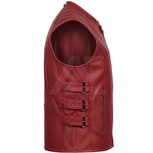 Chaleco de Motocicleta de Cuero para Hombre de Alta Calidad, Precio al por Mayor, Buen Material, Chaleco de Motocicleta 2026 - Product Image 2