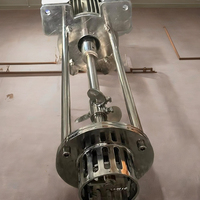 Homogénéisateur mélangeur à cisaillement élevé automatique en acier inoxydable, capacité 1000-5000 L, 2,5 kW, 400 V, pour le traitement des aliments et des produits chimiques