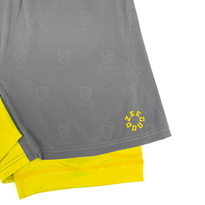 Shorts de sport 2-en-1 pour homme, entraînement cycliste et fitness, noir, double couche, séchage rapide, respirant - Product Image 4