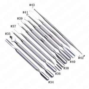 Pousse-cuticules double embout en acier inoxydable de haute qualité, outil de nettoyage et de suppression personnalisé pour manucure et pédicure - Product Image 6