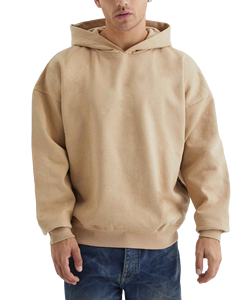 Custom Black <b>Boxed</b> Men's 100% Cotton Fleece Polyester Hoodie Boxy Fit <b>Drop</b> Shoulder Print Pattern Loose Fit Winter Season XS - Product Image 4