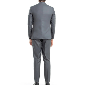 Nouvelle Arrivée 2026 – Ensemble Trois Pièces Formel Uni Marron : Pantalon, Veste et Blazer en Polyester pour Hommes (Costume de Smoking) - Product Image 3