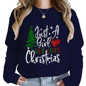 LAAL SPORTS Sweat-shirt à manches longues et col ras du cou pour femmes 100% coton Casual Wear Hoodie avec logo avant respirant anti-rides - Product Image 2