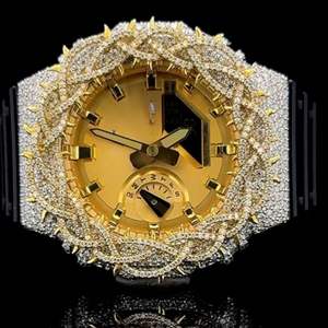 Reloj de Alta Calidad Personalizado de 40 mm, con Incrustaciones de Moissanita y Diamantes VVS, Estilo Antiguo, Hip Hop, Regalo para Hombre - Product Image 3