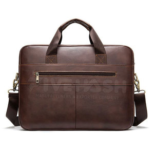 Premium Leather Laptop Bag With Elegant Design And Strong Build Ideal For Office Use Business Meetings And Daily Travel Needs - Product Image 4
