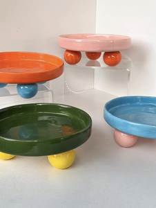 Bols de rangement pour salade et fruits en résine époxy de haute qualité, faits à la main, design moderne, non toxiques, compatibles lave-vaisselle, plusieurs tailles disponibles - Product Image 2
