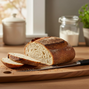 Tabla de cortar de madera de acacia con asa |   Tabla grande de madera para cortar y servir queso, pan y charcutería - Product Image 2