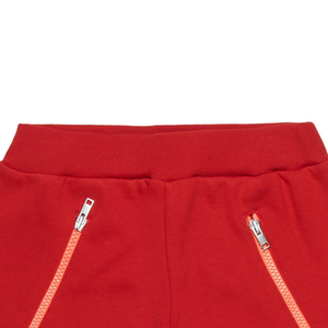 Shorts pour garçons de haute qualité avec coutures et design soignés, fermeture à cordon de serrage à la taille / poches zippées sur le devant, vêtements décontractés avec logo personnalisé - Product Image 2