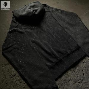 เสื้อสเวตเตอร์แบบสวมหัวแขนยาวผ้าคอตตอนระบายอากาศมีซิปพิมพ์ลายฤดูใบไม้ร่วง - Product Image 1