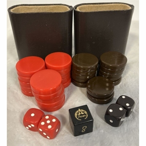 Custom Luxury Bakelite Resin Checkers Pieces Set Classic <b>Backgammon</b> Replacement Chips Vintage Style Gaming Accessories Dice Cup - Product Image 1