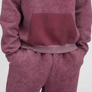 Ensemble de survêtement homme personnalisé avec logo OEM 2026 – Prix de gros – Style streetwear délavé et vieilli – Survêtement respirant - Product Image 4