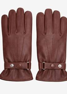 Gants en cuir véritable pour femmes, longueur poignet, pour toutes les saisons, dernière mode, élégants, pour tenues de soirée et activités de plein air, unis - Product Image 2