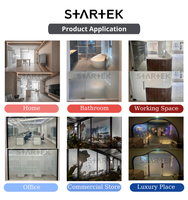 Verre intelligent commutable pour villa