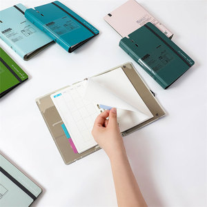 SWORLD Fagorique Series 6-Hole Loose-Leaf <b>Notebook</b> Printed Paper Cover With Stickers - Product Image 6