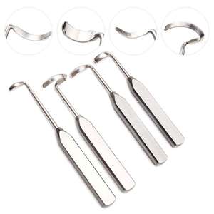 Raspateur périostal Doyen incurvé droit/gauche en acier inoxydable de qualité supérieure, manuel, 70 cm, élévateur costal, chirurgical orthopédique pour la clavicule - Product Image 4