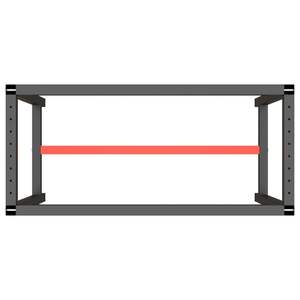 Banco de Trabajo Metálico en Negro Mate y Rojo Mate de 43.3"x19.7"x31.1" Categoría Muebles - Product Image 5