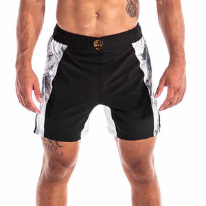 Men MMA Fight <b>Shorts</b> Front Lightweight Quick Dry Durable Polyester/Cotton Comfortable Flexible Training Martial Arts <b>Grappling</b> - Product Image 6