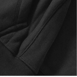 Sweat-shirt en molleton de coton pour homme, coupe classique, couleur unie, décontracté, avec poche avant, pour l'automne - Product Image 4