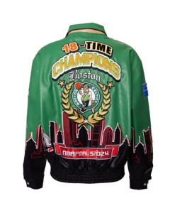 เสื้อแจ็คเก็ตแชมป์เปี้ยนชิพหนังวีแกนรุ่นแชมเปี้ยนสกายไลน์ ปี 2024 - Product Image 3