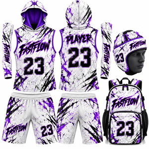 Uniformes de Fútbol Americano a la Americana Personalizados 7v7 para Adultos - Uniforme Impreso sin Mangas Transpirable de Talla Grande - Product Image 1