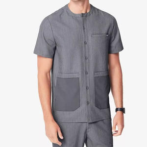 Tenues médicales d'été respirantes et à séchage rapide pour hommes, 100 % coton de haute qualité, pour hôpitaux et cliniques, uniformes chirurgicaux et d'infirmiers - Product Image 5