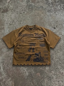 Camiseta Urbana Extra Grande Personalizada, Algodón Grueso, Estampado Gráfico, OEM, ODM, Marca Privada, Unisex - Product Image 2