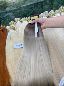ผมต่อแบบตรง สีบลอนด์ 100% ผมเวอร์จินเวียดนาม ราคาขายส่ง เหมาะสำหรับเทศกาลปีใหม่ - Product Image 4