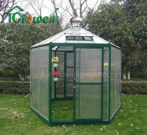 4 مللي متر خفف من الزجاج سداسية عالية الجودة الألومنيوم الإطار جميلة المسببة للاحتباس الحراري - Product Image 3