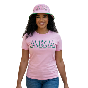 Chapeau Bob Brodé Rose et Vert en Maille Respirante Légère pour Femme – Idéal pour les Voyages en Extérieur et les Tenues Décontractées - Product Image 2