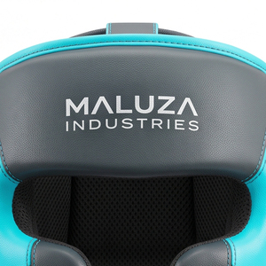 Protector de Cabeza de Cuero Vacuno para Boxeo, Casco de Sparring MMA, Protector de Cabeza para Artes Marciales, Protección Transpirable para las Mejillas, Transparente y de Lujo - Product Image 2