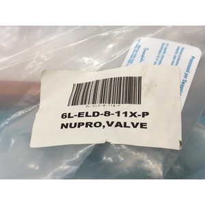 3 Vannes en acier inoxydable Nupro 6L-ELD-8-11X-P, 150226 - Équipements et pièces semi-conductrices d'occasion fiables à l'échelle mondiale chez - Product Image 1