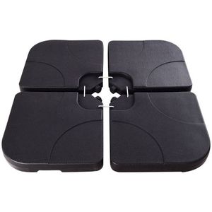 Base per Ombrellone da Patio da 20 Pollici con Piatto Riempibile d'Acqua, Elegante e Resistente, per Ombrelloni e Basi da Patio - Product Image 1