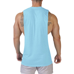 Men muscle fit workout performanceKnitted V-NECK Men's Tank Tops Men Gym <b>Stringer</b> Tank Tops Deep Cut Bodybuilding <b>Vest</b> - Product Image 2