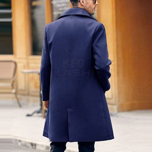 Abrigo Largo de Lana para Hombre, Diseño Elegante, Formal, para Oficina, Estilo Lujoso, para Uso Diario al Aire Libre - Product Image 5