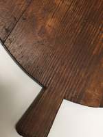 Ecologisch verantwoorde, handgemaakte, duurzame snijplank van dennenhout met leren handvat, modern design, serveerplank voor keuken, huis en restaurant