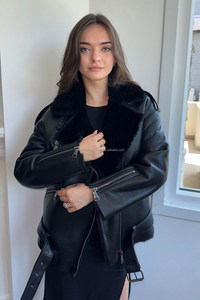 Boomletcorp Chaqueta de Cuero A LA Moda para Mujer, Chaqueta de Cuero a Prueba de Agua con Logotipo Personalizado, Calidad Superior, Nuevo Estilo - Product Image 2