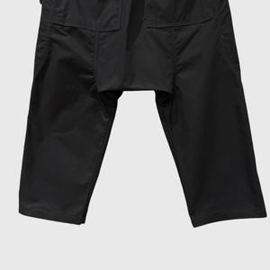 Pantalon de survêtement homme à entrejambe bas, en molleton brossé doux, coupe décontractée, taille à cordon de serrage, logo personnalisé - Product Image 3