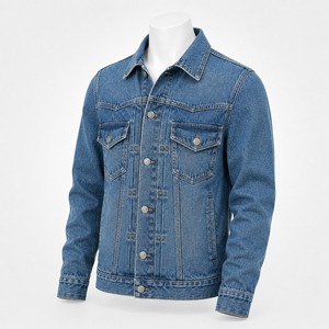 Modern <b>mens</b> denim <b>jackets</b> crafted with sturdy cotton denim comfortable fitting and attractive finishes for seasonal fashion - Product Image 3