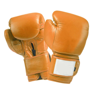 Guantes de Boxeo de Cuero Azul con Cordones, Equipo de Entrenamiento Transpirable, Soporte para Muñeca, Unisex para Adultos - Product Image 2