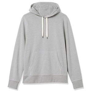Sudadera con Capucha Gris para Hombre, Corte Regular, Algodón French Terry, Casual, Manga Larga, con Bolsillo, para Otoño - Product Image 1