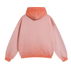 Sudadera con Capucha de Algodón 100% French Terry, Estilo Casual Urbano, con Logotipo Personalizado, Lavado Ácido, para Hombre, Venta al Por Mayor - Product Image 2