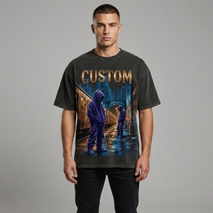 Camiseta personalizada 100% algodón con estampado gráfico, estilo vintage, manga corta, camiseta de calidad premium para uso cómodo unisex. - Product Image 4