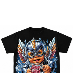 Camiseta personalizada 100% algodón jersey con estampado gráfico, nueva camiseta de manga corta estilo vintage a la moda para unisex, cómoda para el verano. - Product Image 4