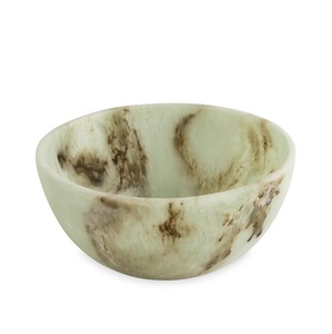 Bol en résine écologique, vaisselle unique à texture marbrée tourbillonnante, bol à fruits en polyrésine, cadeau de Noël, décoration de table de mariage, saladier - Product Image 1