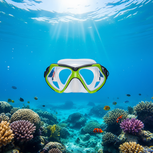 Maschera Subacquea Aqua Sport per Adulti, Blu, Doppia Lente, Regolabile, per Snorkeling e Sport Acquatici - Product Image 3