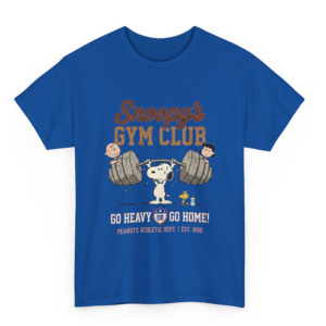 T-shirt pour homme Gym Club, manches courtes, imprimé cartoon, coton, col rond, coupe classique, respirant, écologique, t-shirts décontractés pour homme - Product Image 5